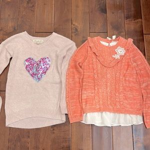 NWOT Lot of 2 girl sweaters